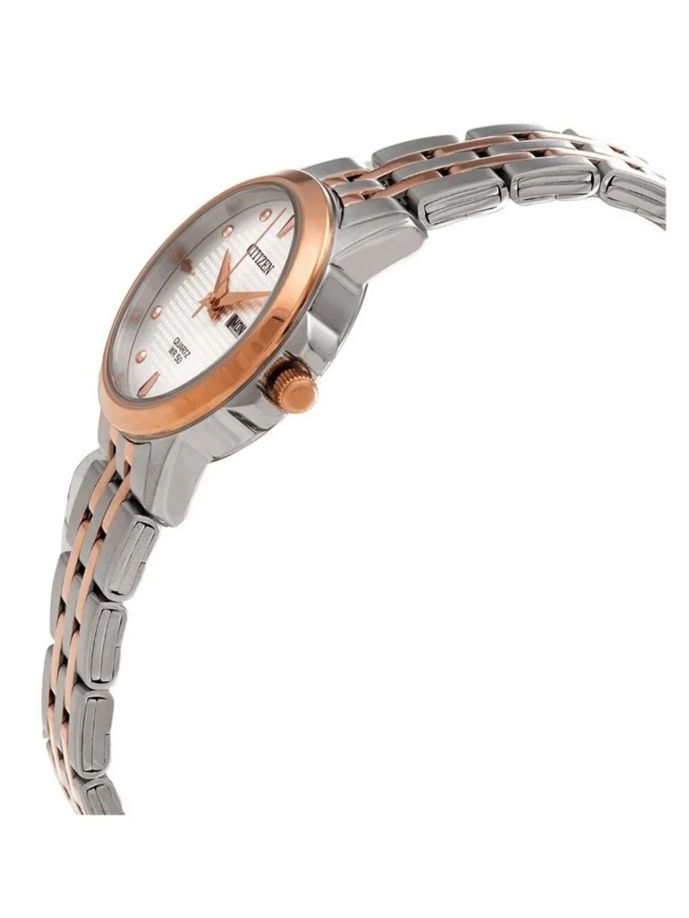 NWT Citizen Quartz Silver Dial Two-tone Ladies Watch